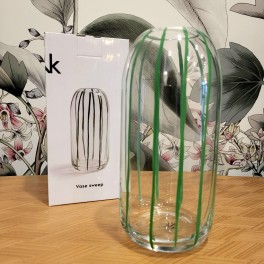 Vase Sweep - moyen modèle VERT