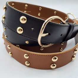 Ceinture clous dorés