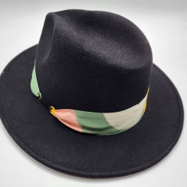 Chapeau JIM foulard - noir...